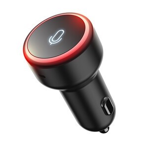 咚咚 智能语音车载MP3蓝牙播放器免提电话 FM发射器接收器 点烟器式USB车载充电器 标配黑色